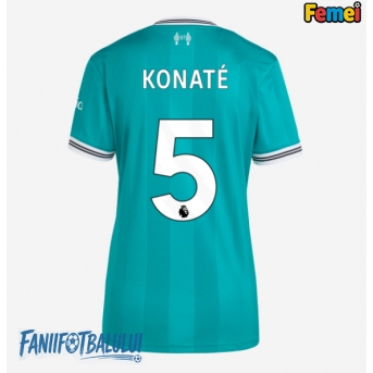 Liverpool Ibrahima Konate #5 Tricou Fotbal Replică 2025-26 Femei Treilea